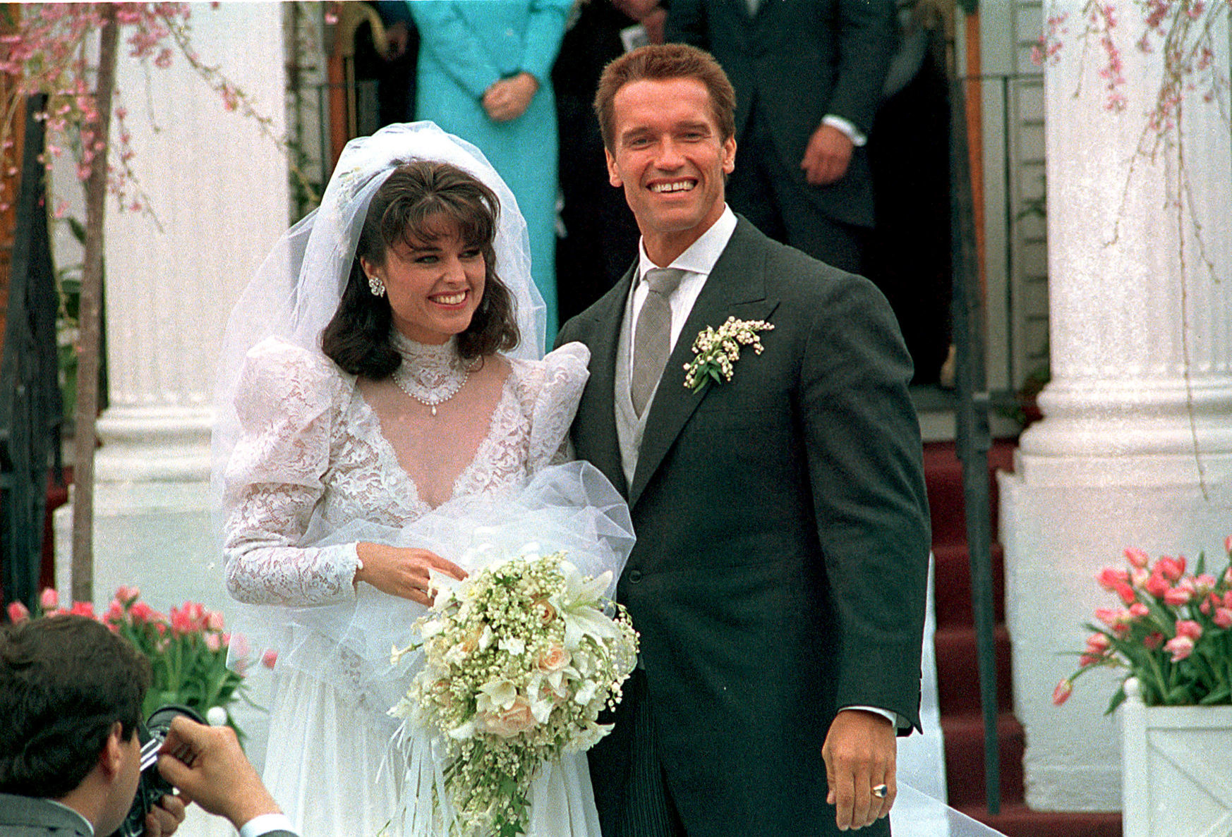 1986: Arnold Schwarzenegger and Maria Shriver